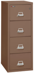 Tan 4 Drawer Letter Fireproof Filing Cabinet S1093