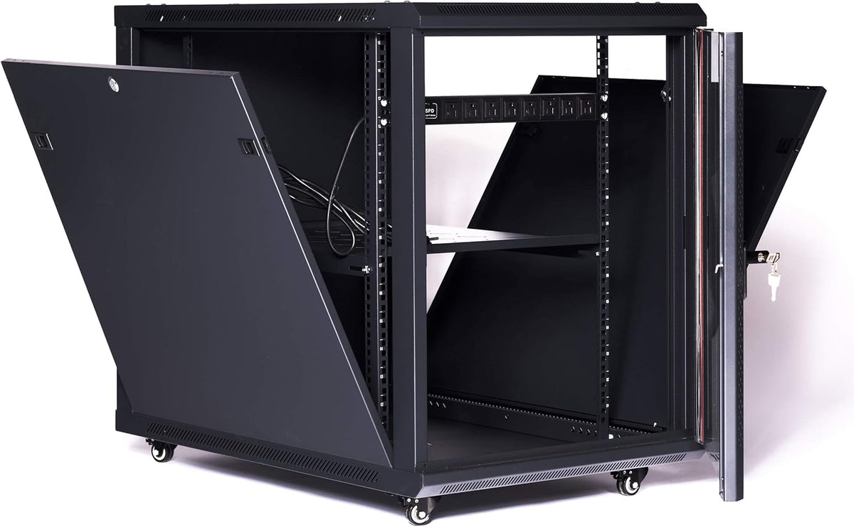15U Server Rack Cabinet with Wheels L62183