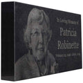 Black Granite Memorial Headstone M112