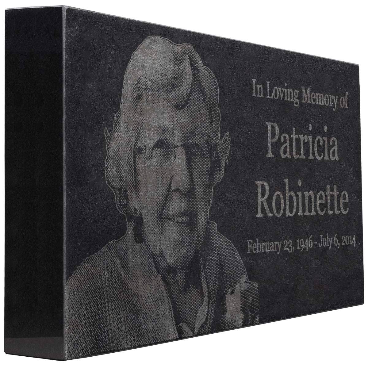 Black Granite Memorial Headstone M112
