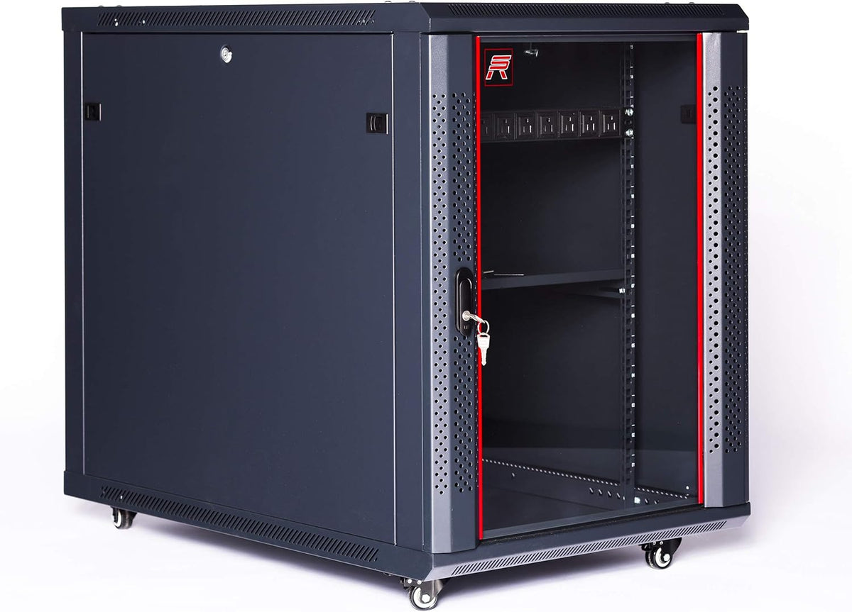 15U Server Rack Cabinet with Wheels L62183