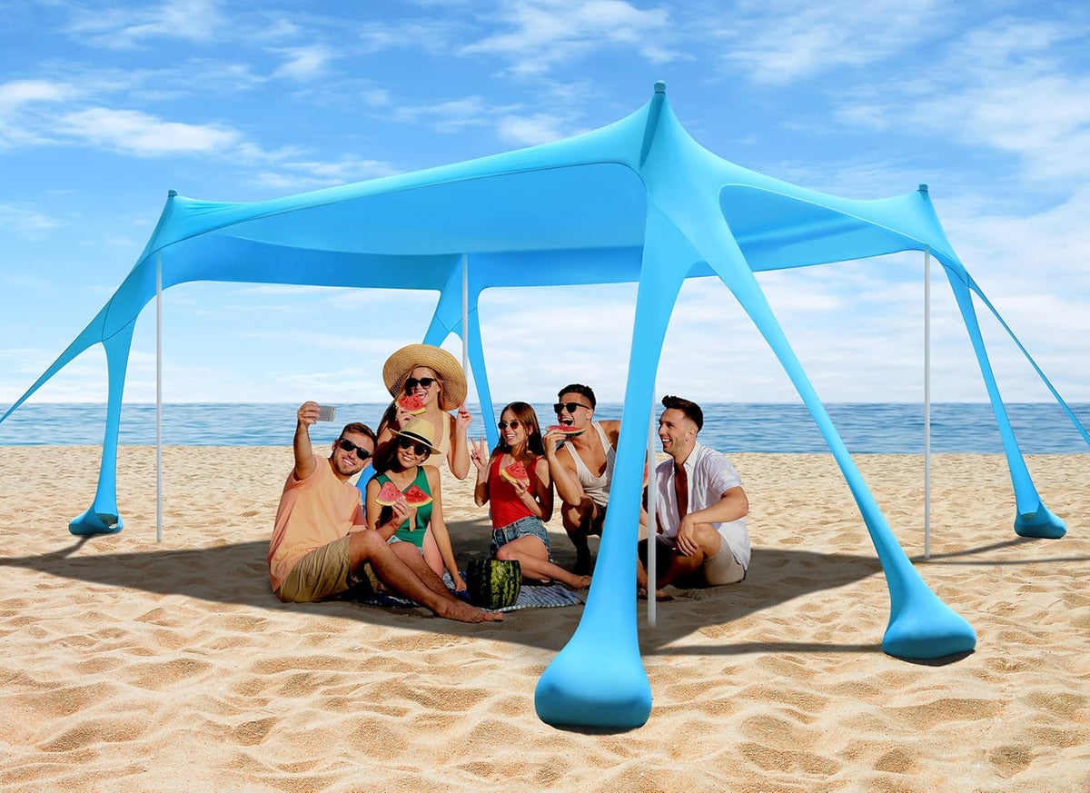 10×10ft Beach Canopy Tent with Sandbags A48271