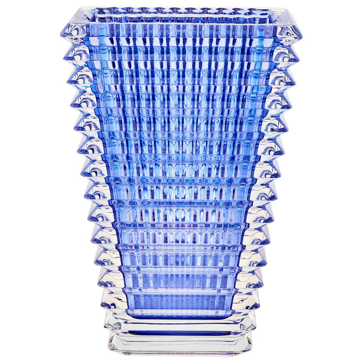 Blue Small Rectangular Vase O412
