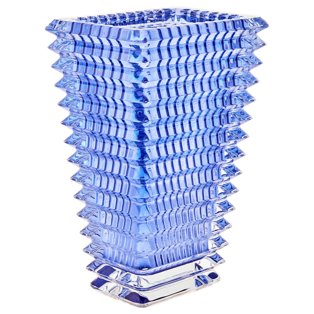 Blue Small Rectangular Vase O412