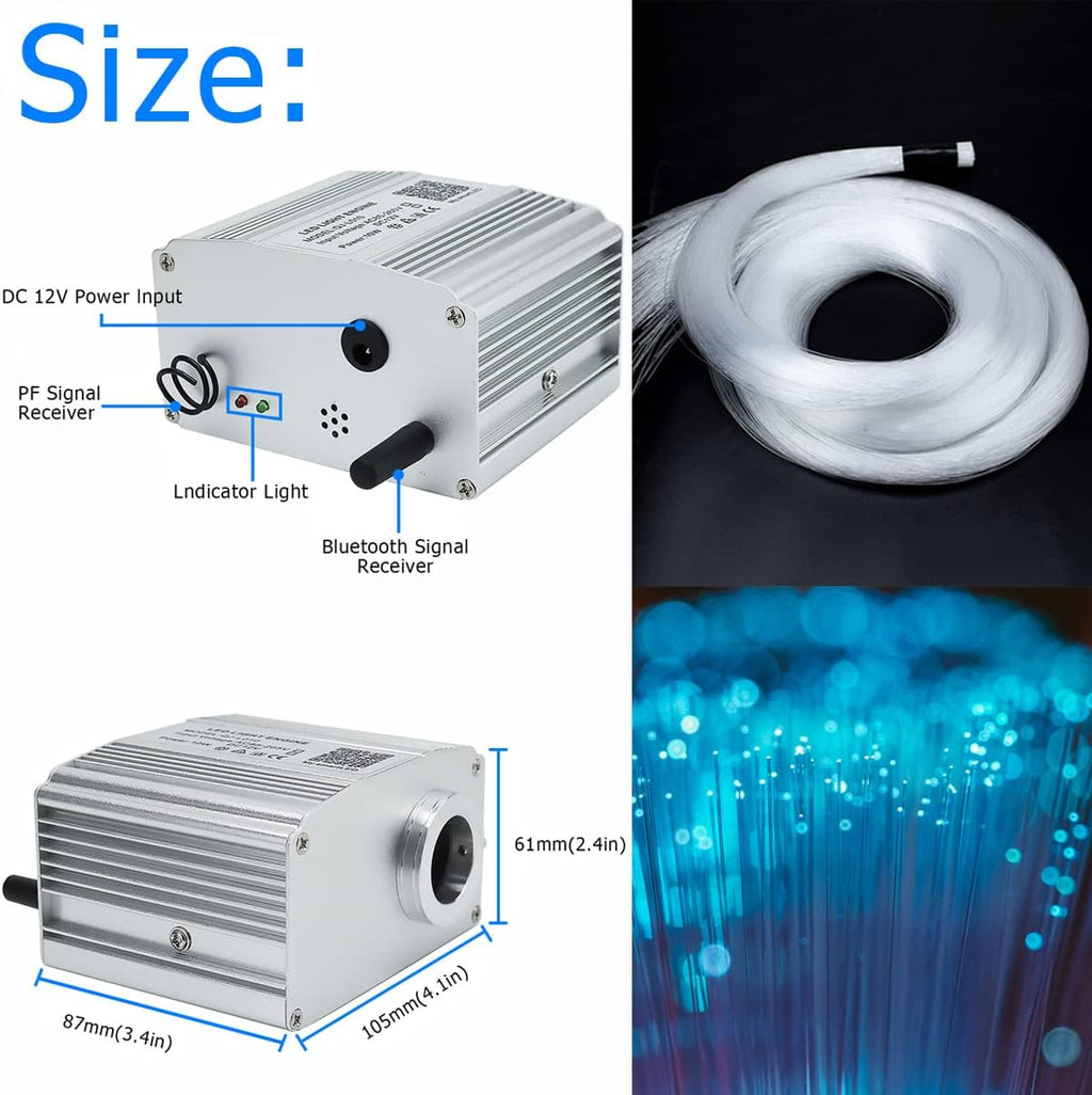 10w RGBW Fiber Optic Star Ceiling Lights Kit P3531