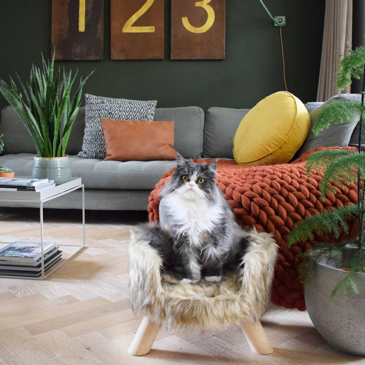 Mocca Nordic Cat Bed K740802