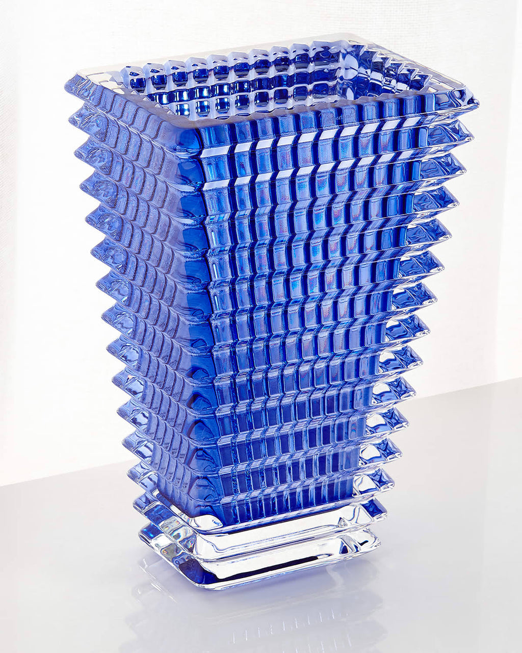 Blue Small Rectangular Vase O412
