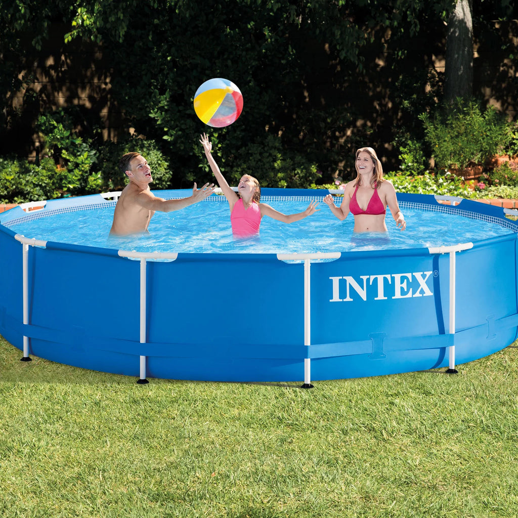 12' x 30 Metal Frame Round Above Ground Swimming Pool G3882