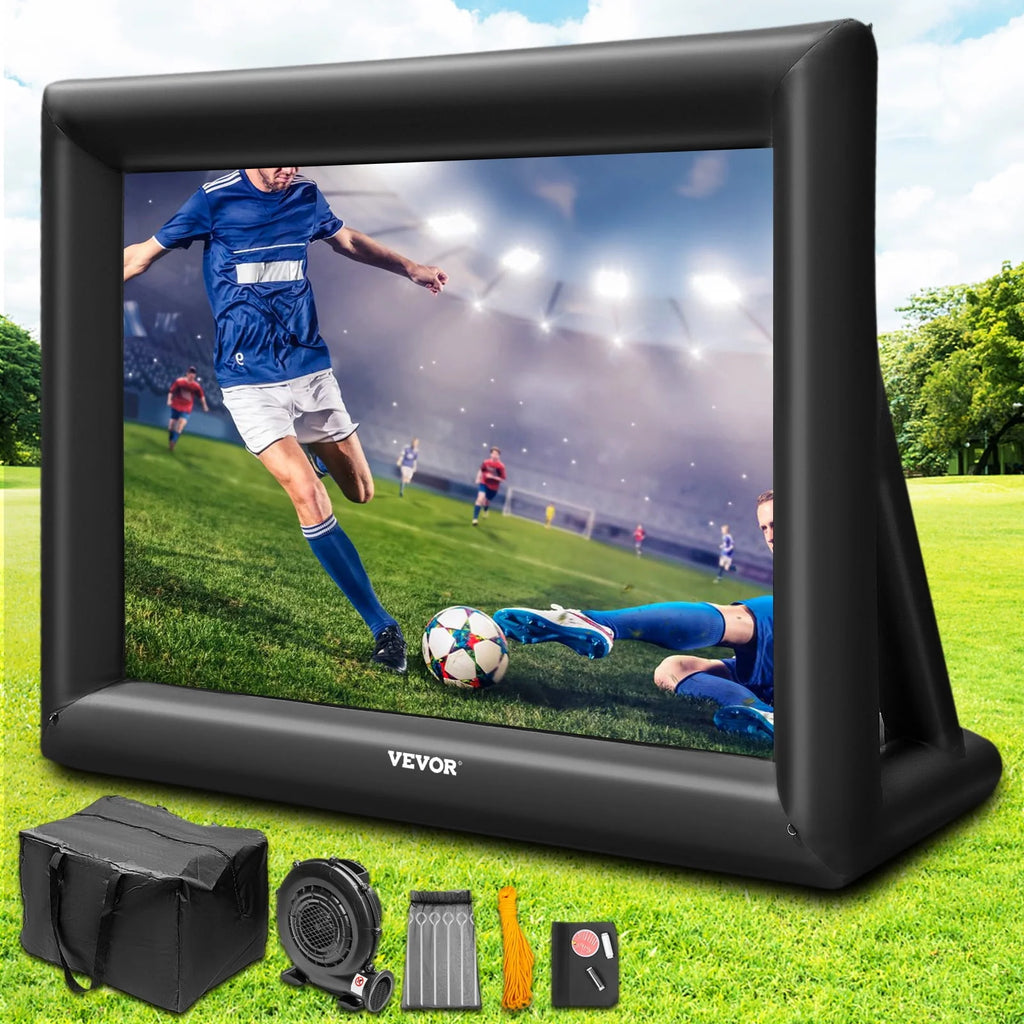 20ft Inflatable Projector Screen with Air Blower and Portable Bag U19240