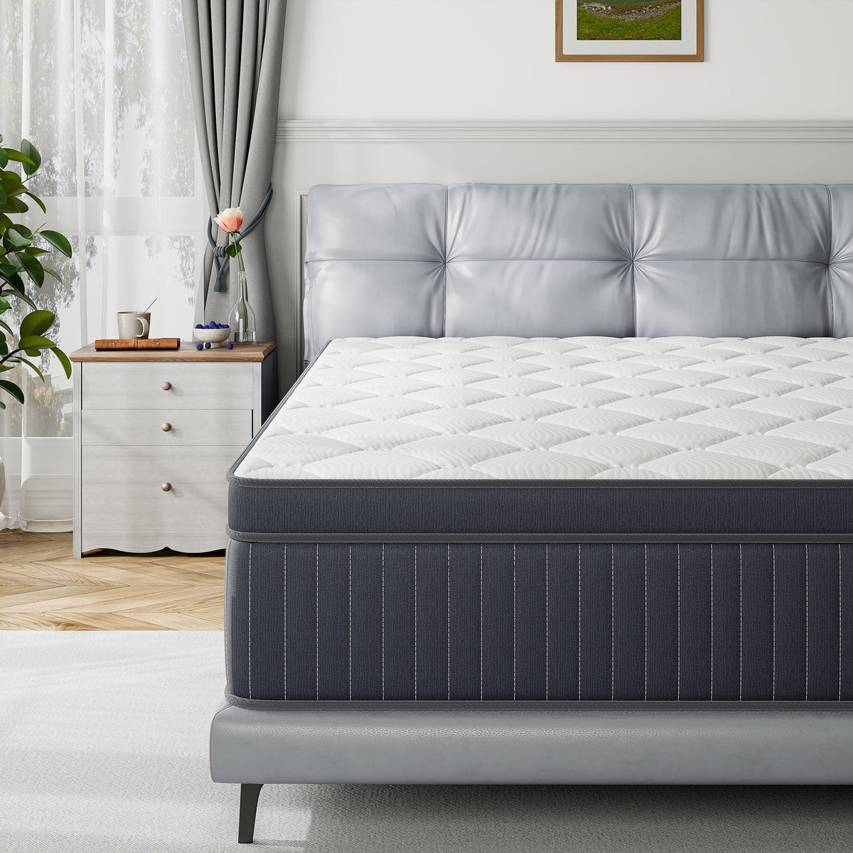 12 inch King Gel Memory Foam Hybrid Mattress R1888