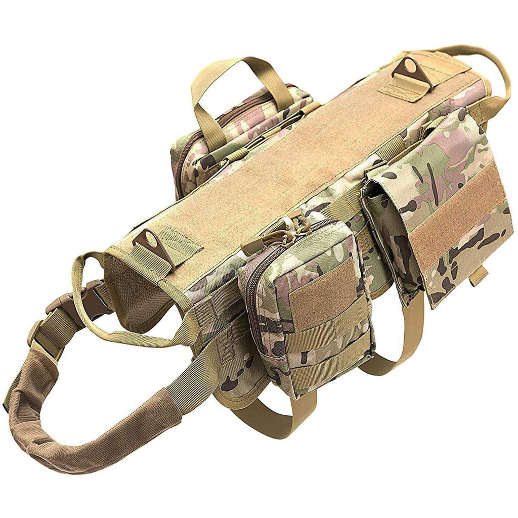 Tactical Dog Harness with Pouches L43820