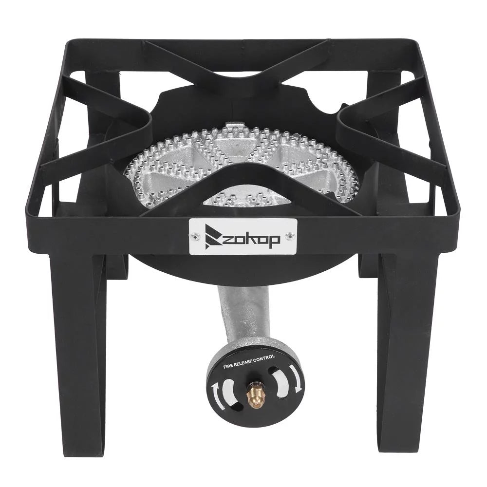 15'' Square Portable Propane Single Burner Outdoor Camp Stove R268154