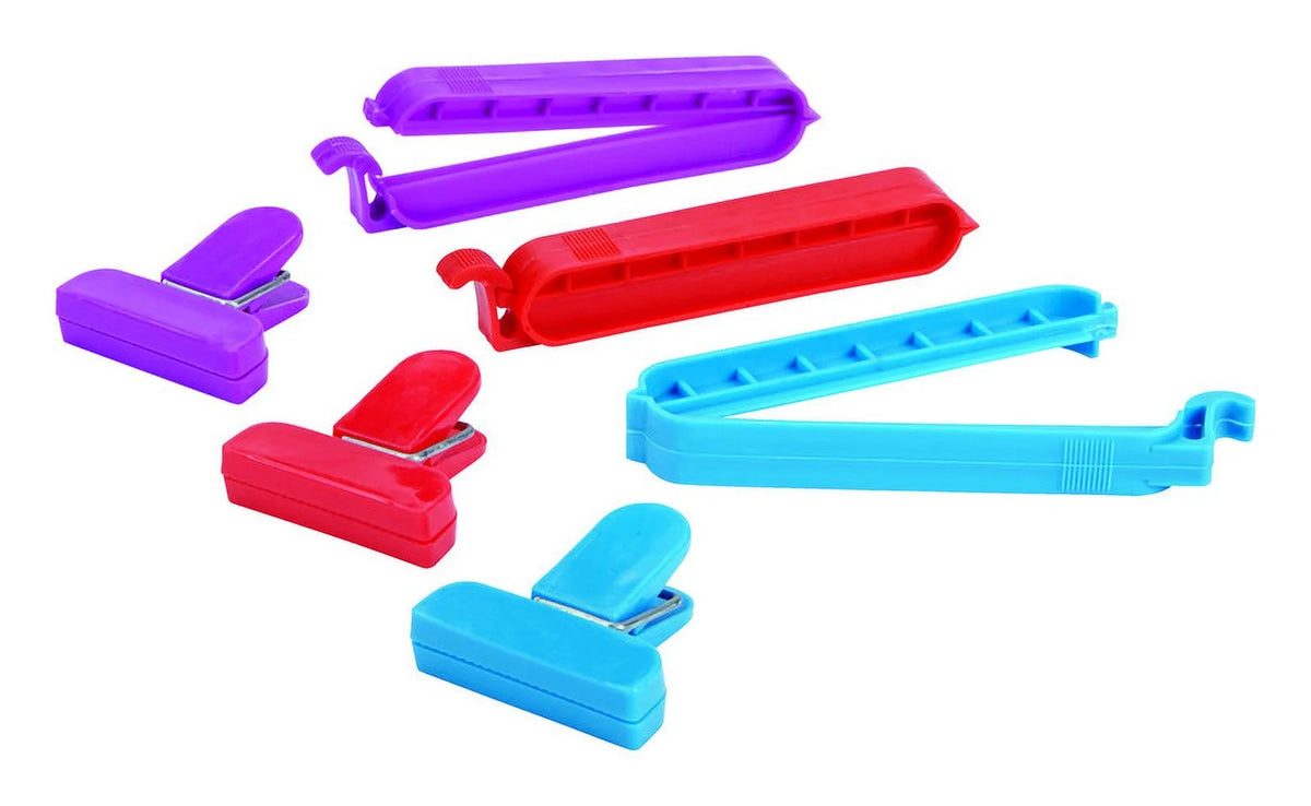12 Pc Plastic Bag Clips L892