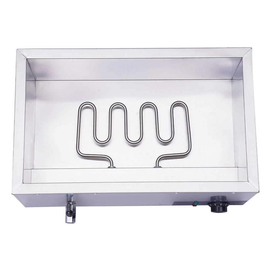 3-Pan Stainless Steel Electric Food Warmer with Lids 600W W548765