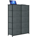 10 Drawer Storage Organizer with Wooden Top Shelf Y2470