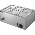Food Warmer Bain Marie Steam Table 3-pan 850w K6013