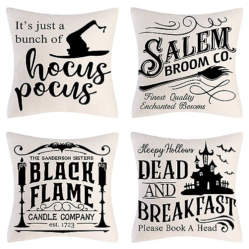 Christmas Pillow Covers 18x18 Set of 4 T1210