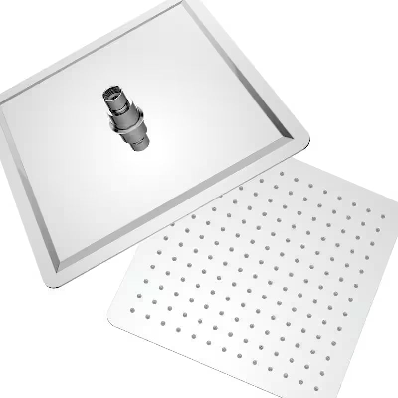 12 in. Dual Shower Heads Fixed and Handheld Shower Head in Chrome N6472