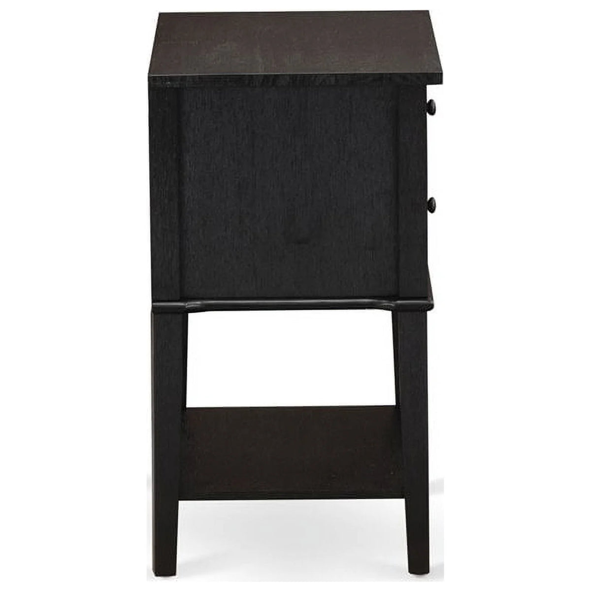 16" Wood Nightstand with 2 Drawers S2065