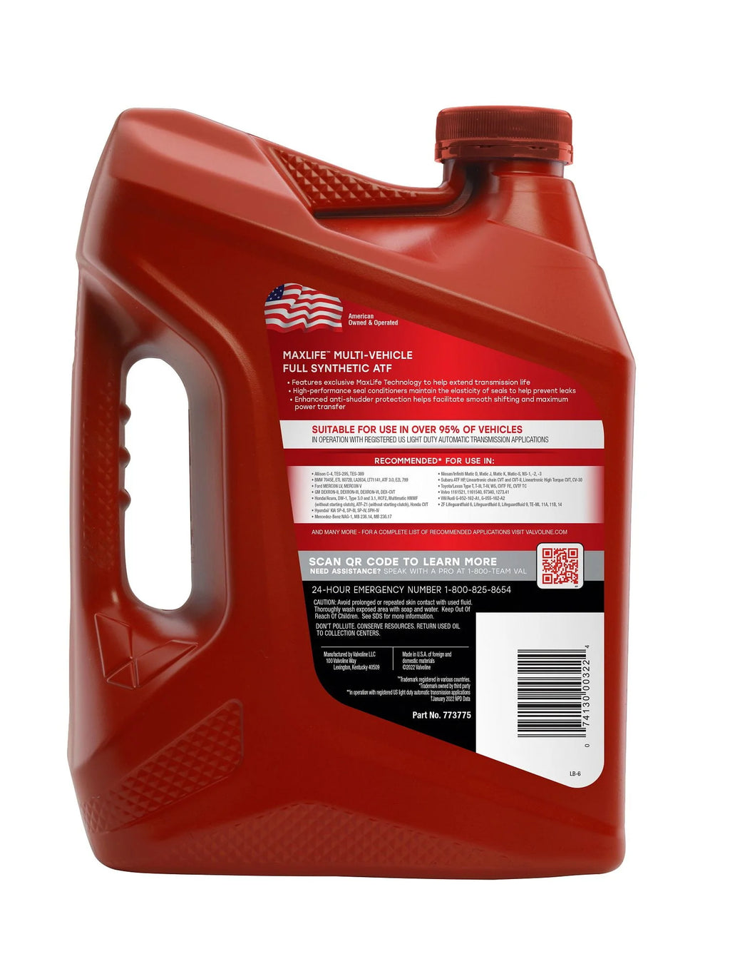 Full Synthetic Automatic Transmission Fluid 1 GA V4882