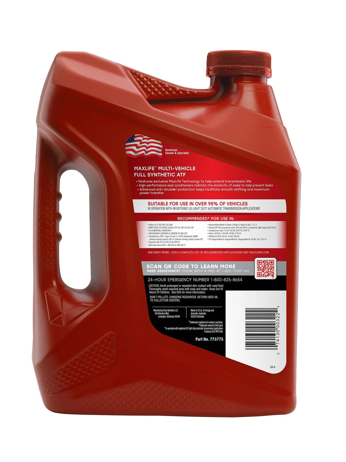 Full Synthetic Automatic Transmission Fluid 1 GA V4882