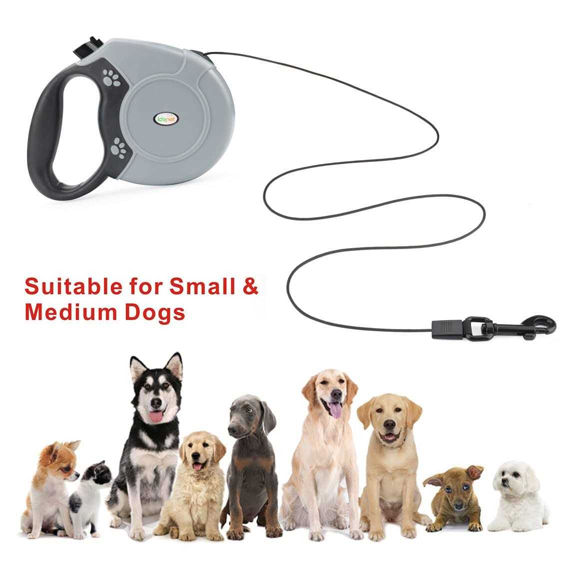 Heavy Duty Retractable Dog Leash 16ft W825
