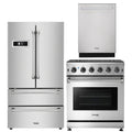 30 in. Propane Gas Range, 36 in. Refrigerator, 24 in. Dishwasher Q9930
