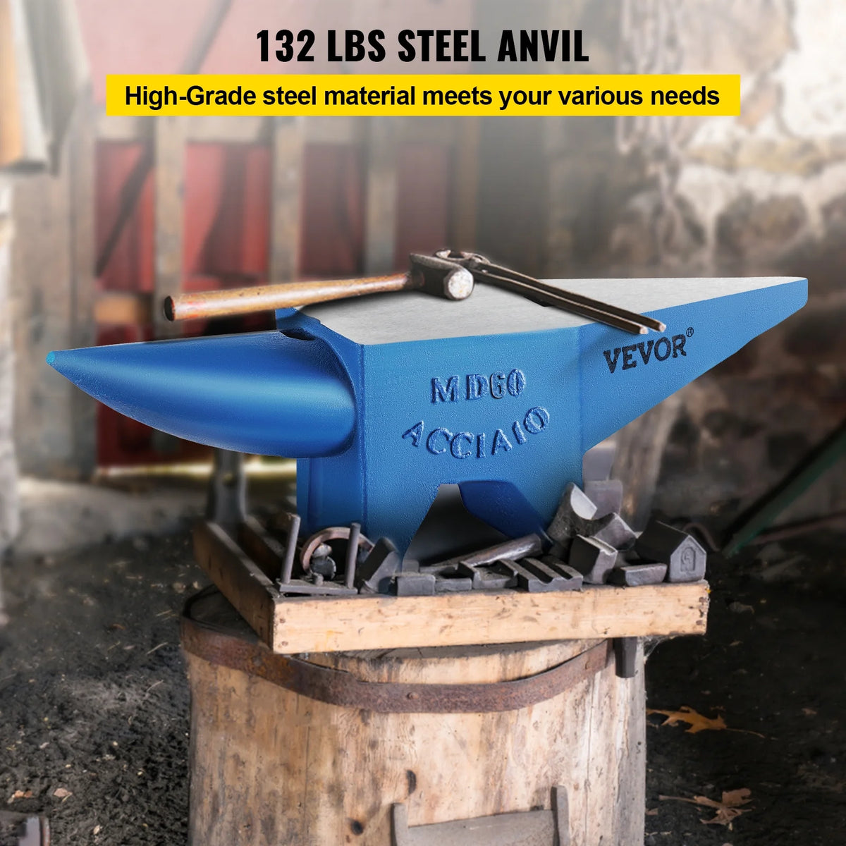 123lbs Cast Steel Anvil V3612