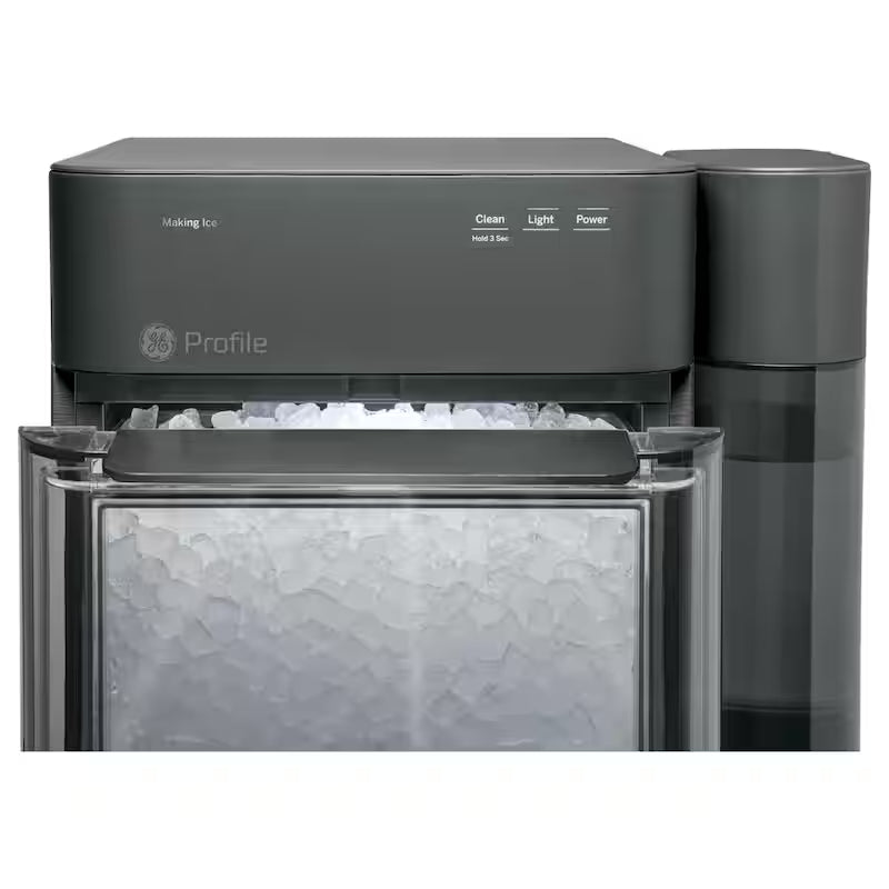 24 lb Portable Nugget Ice Maker in Black Stainless F968