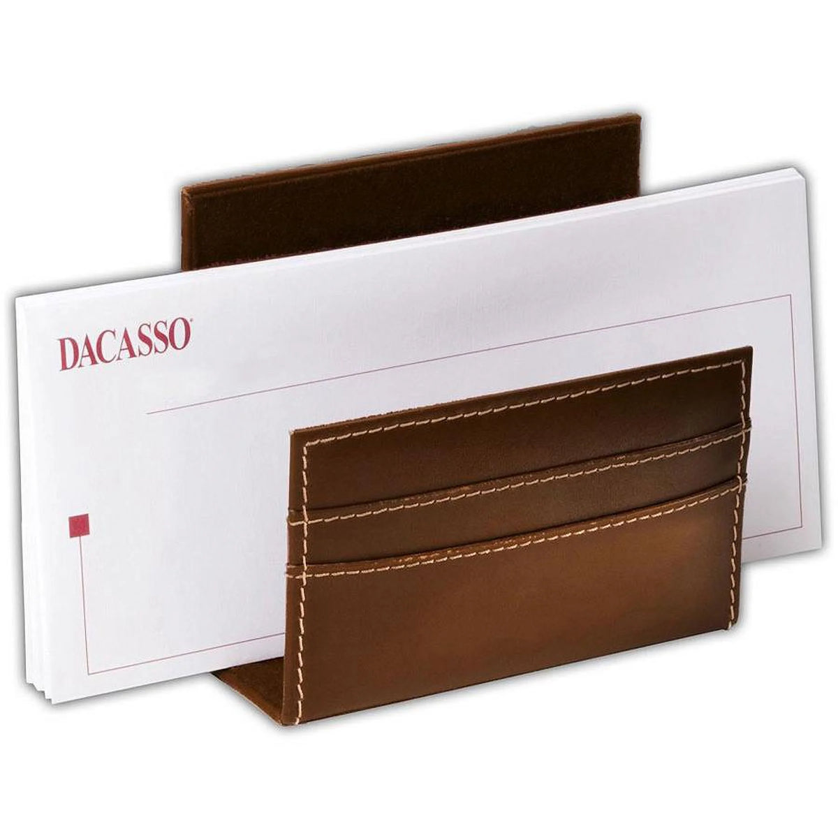 Rustic Brown Leather 7-Piece Desk Set F226226