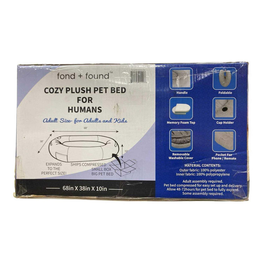 Large Cozy Plush Pet Bed Q88374