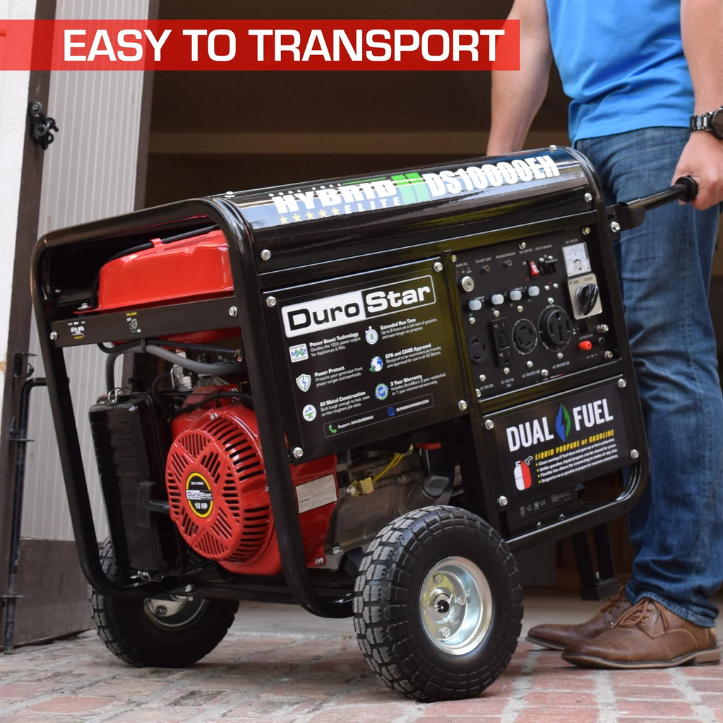 10000-Watt Dual Fuel Generator with Electric Start Y2627