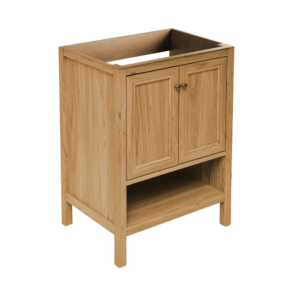 24" Natural Oak Bathroom Vanity Cabinet U201564