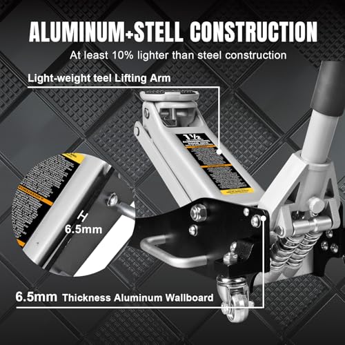 1.5 Ton Low Profile Aluminum Steel Racing Floor Jack M39988