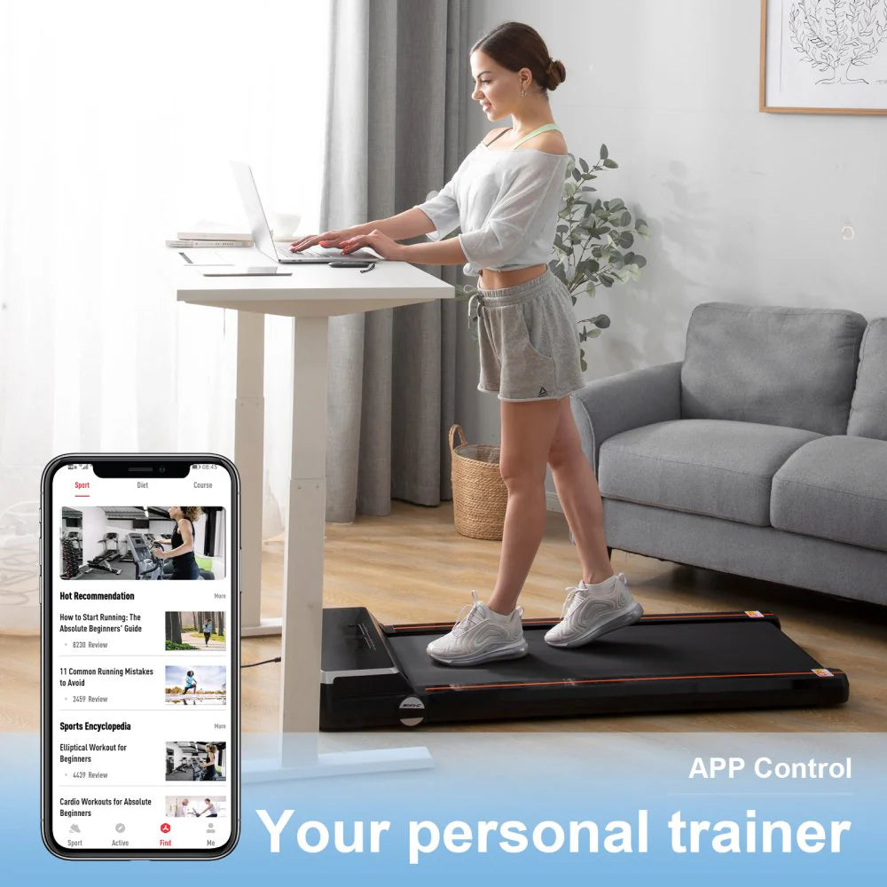 2.5HP Slim Under Desk Electric Treadmill Q248661