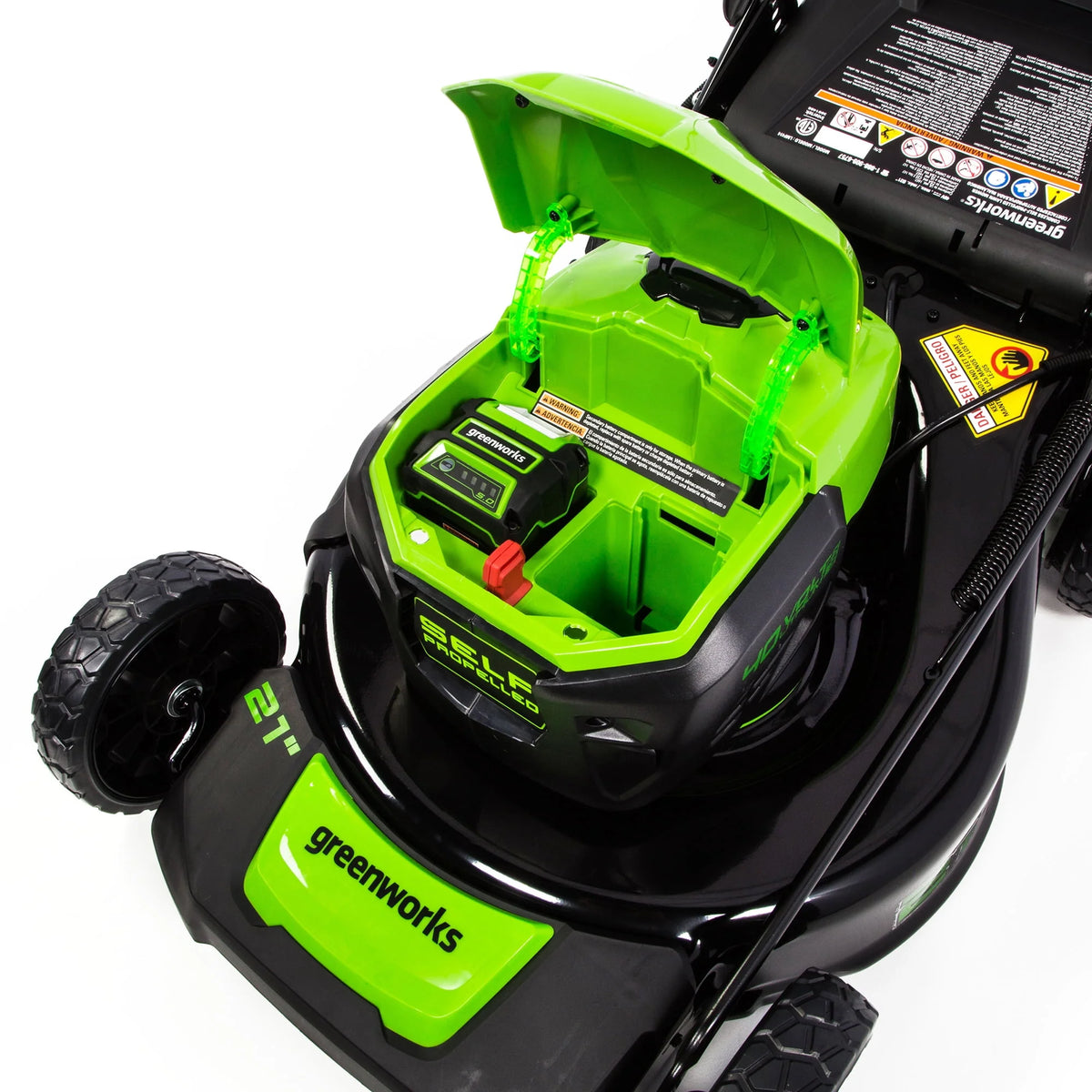 40V Self-Propelled Lawn Mower with 5.0 Ah Battery & Charger Z97150